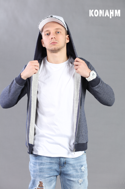 Original Zipped Hoodie - Jean Blue | Konahm
