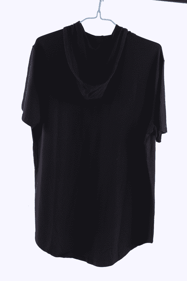 AK Short Sleeve Hood t shirt - Black - Image 5