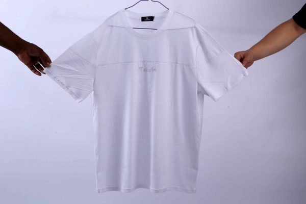 Konahm Embroidered Tees - All White - Image 7