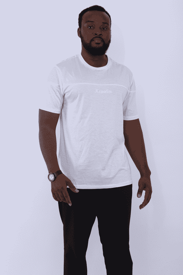 Konahm Embroidered Tees - All White - Image 6