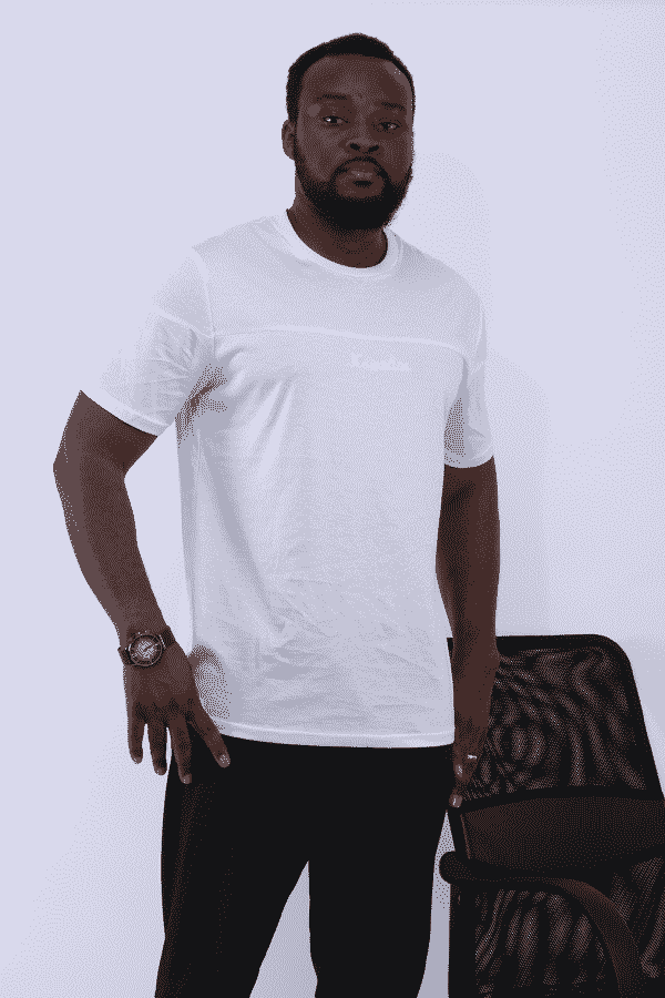 Konahm Embroidered Tees - All White - Image 4