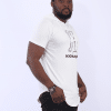AK Short Sleeve Hood t shirt - Beige - Image 2