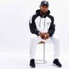 Konahm classic cotton tracksuit - White/Black - Image 3