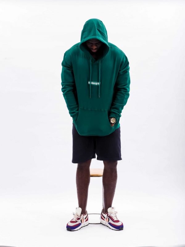 Konahm classic overhead Hoodie - Green