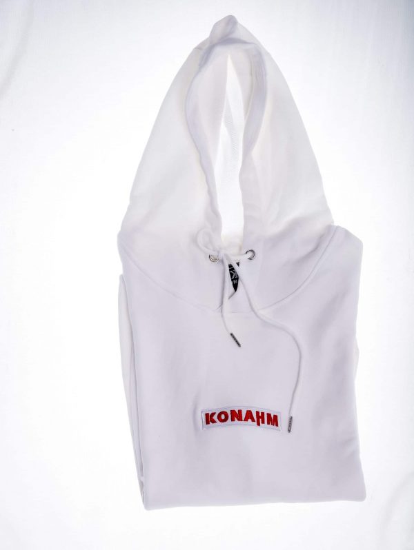 Konahm classic overhead Hoodie - White - Image 5