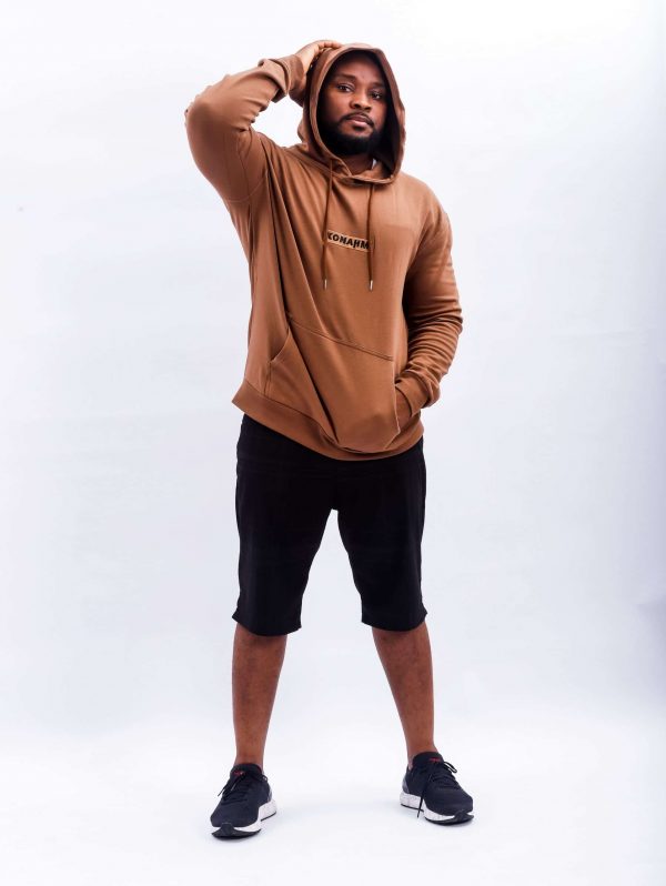 Konahm classic overhead Hoodie - Tan - Image 4