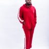 Taped Tracksuit - Red - Image 2