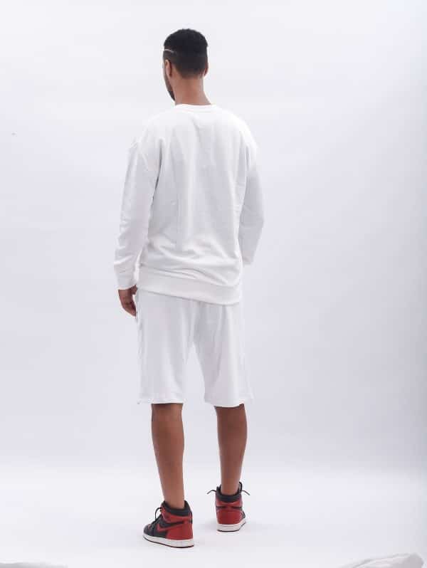 Konahm Classic Long Crew Neck - White - Image 5