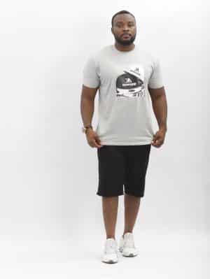 grey graphic tee
