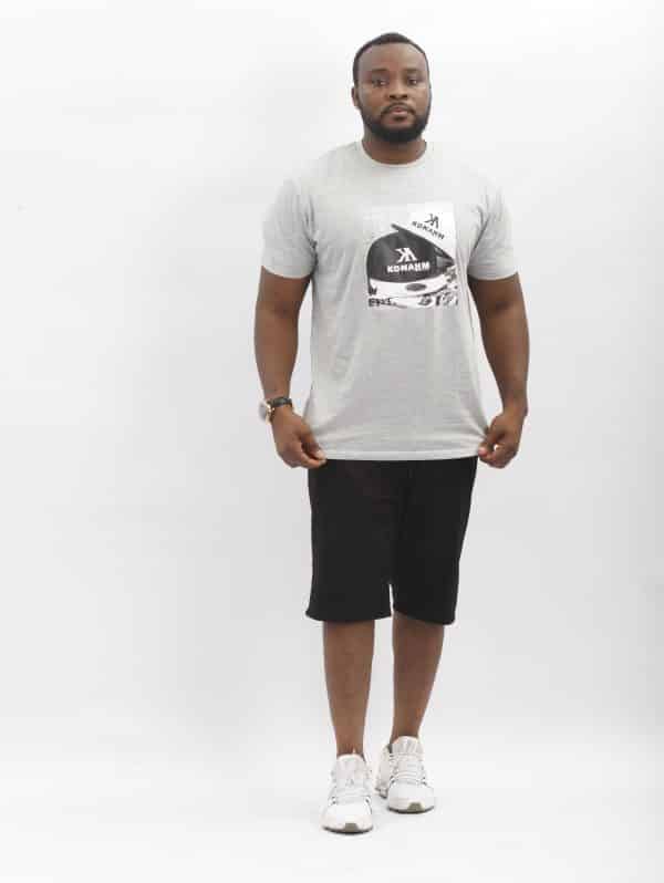 grey graphic tee
