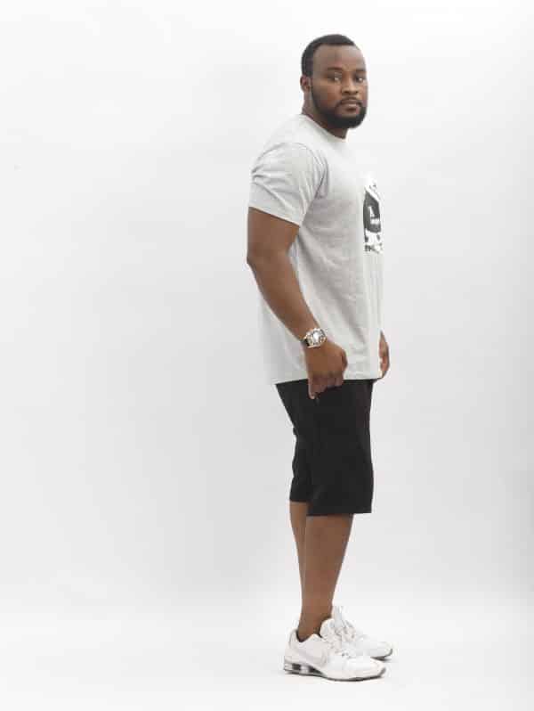 grey graphic tee