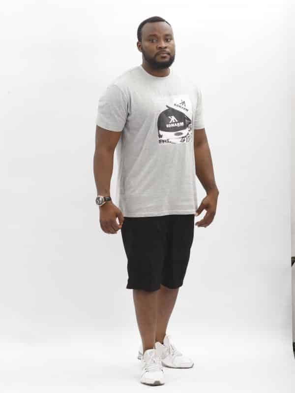 grey graphic tee