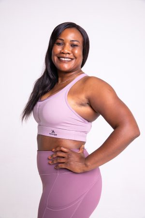 lavender seamless bra