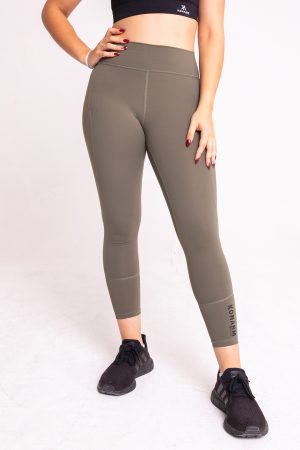 plain leggings sage