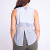 grey training tank top