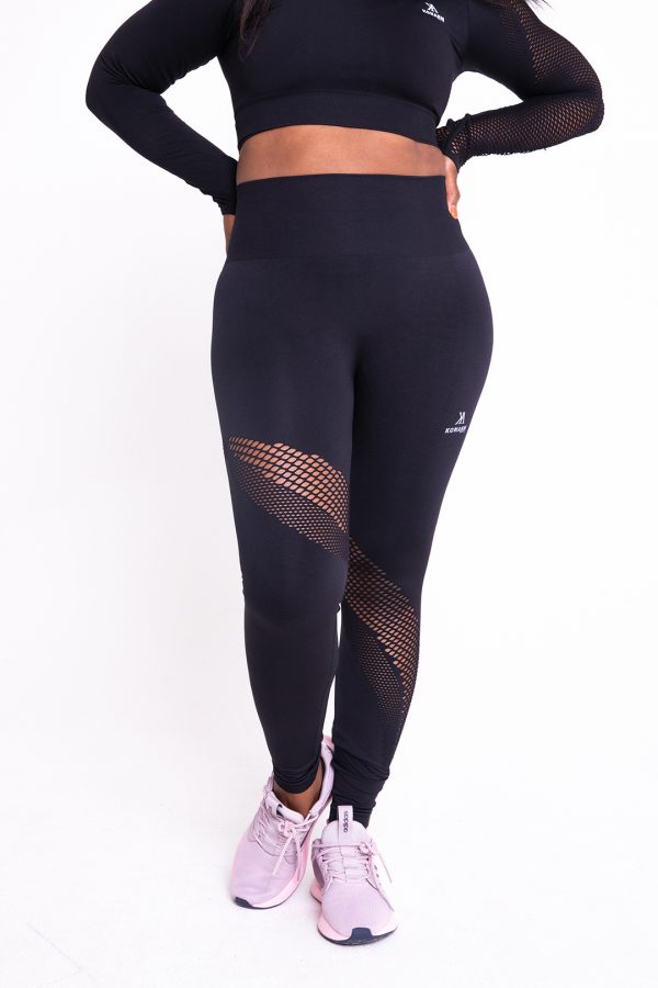 Train mesh leggings