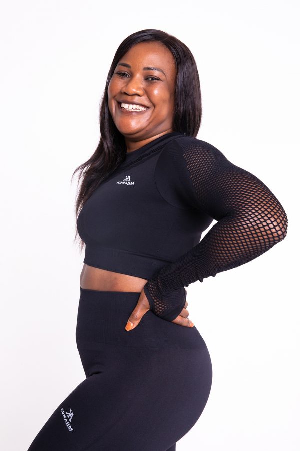 mesh crop top