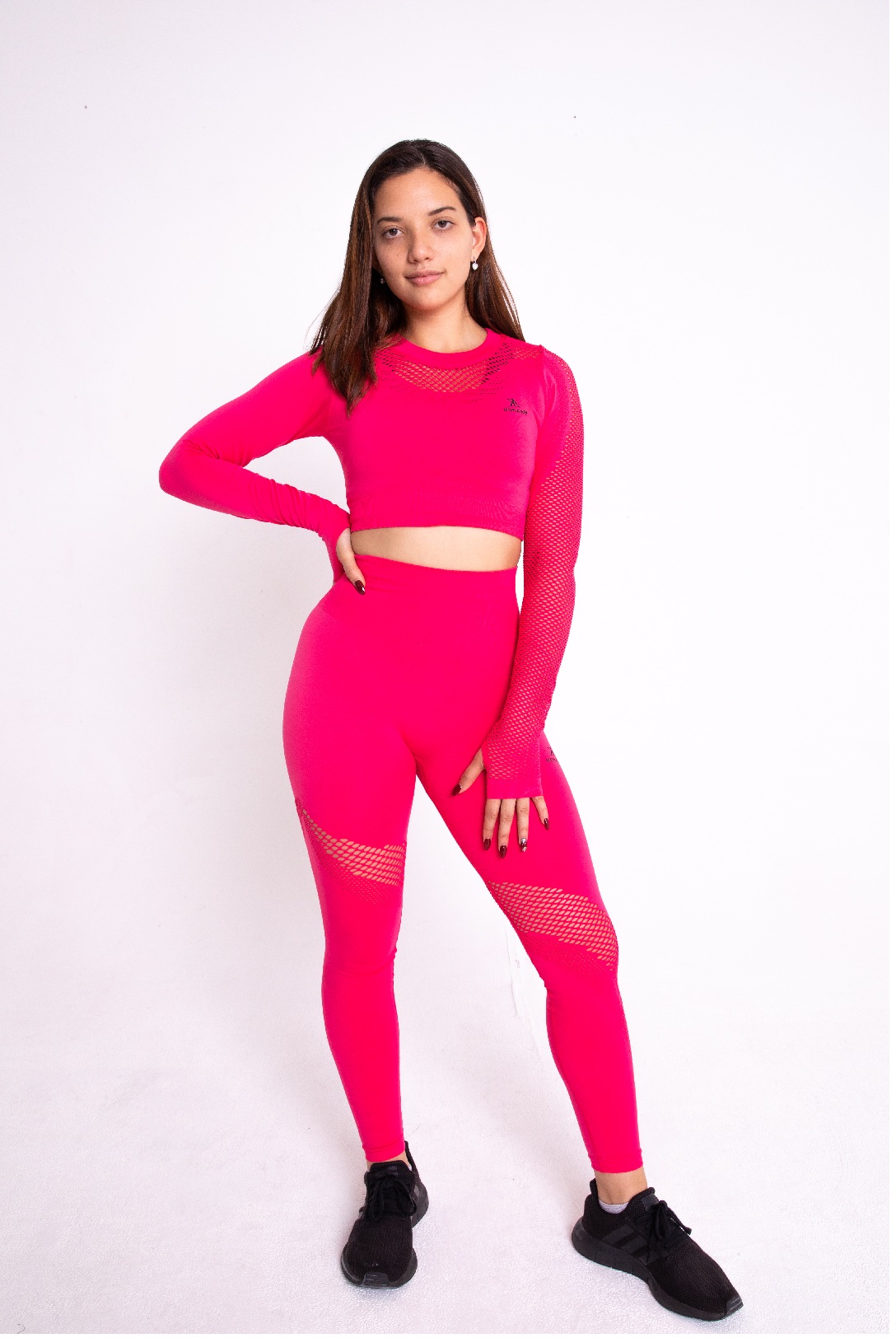 pink training mesh design set