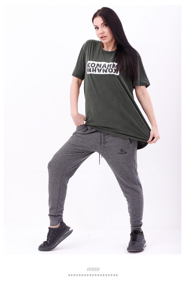 Konahm Stone Washed Tee - Green