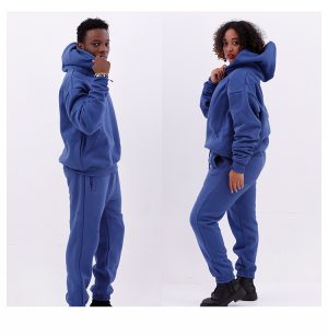 Comfortable Blue Unisex Hoodie