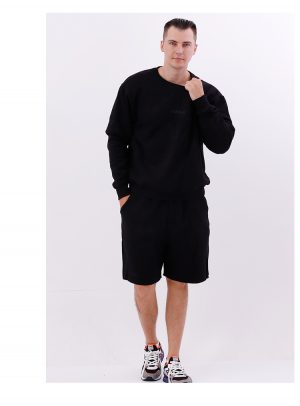 Comfortable Black Unisex Sweater