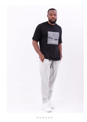 Men Black tee