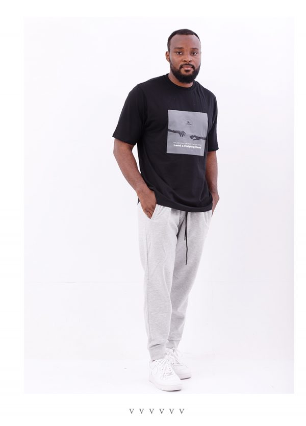 Men Black tee