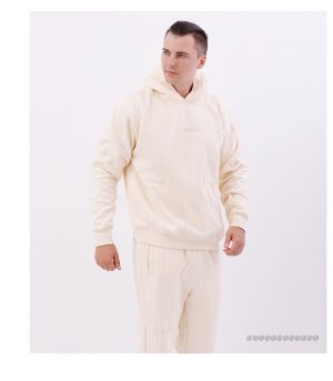 Beige Unisex Hoodie