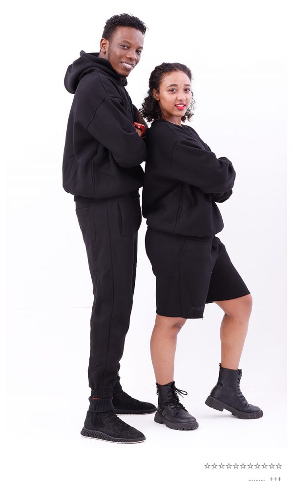 unisex sweat suit long and shorts