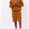 brown sweater on men