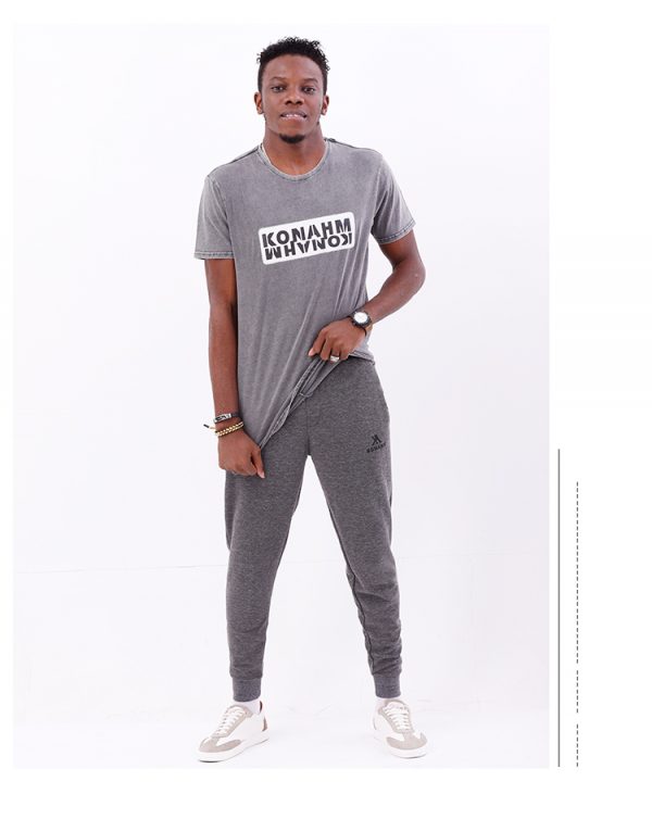 light grey stone washed tee