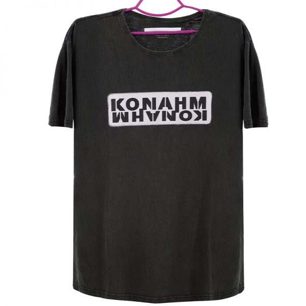 Konahm Stone Washed Tee - Green - Image 3