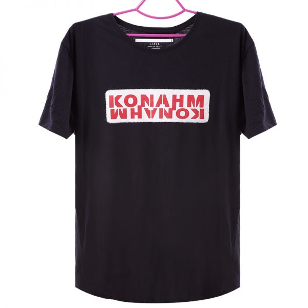 Konahm Stone Washed Tee - Black