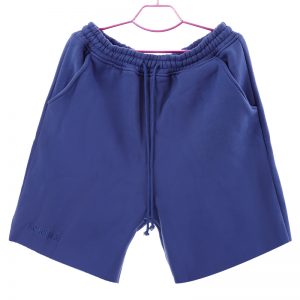 unisex blue sweat short