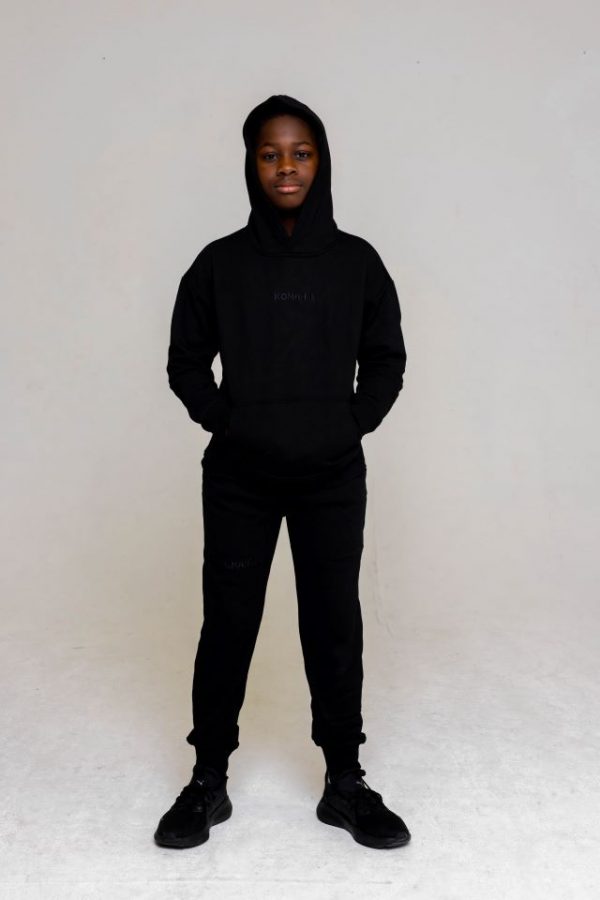 DAK Tracksuit Kids - Black - Image 2