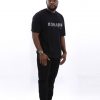 Men relaxed fit t-shirt in black