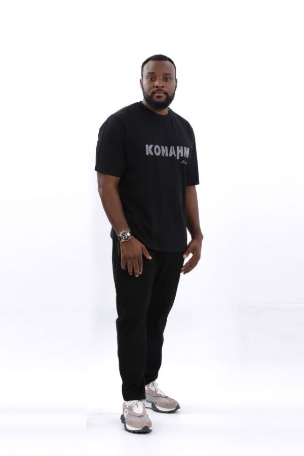 Men relaxed fit t-shirt in black